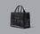 The tote bag leather mediano negro